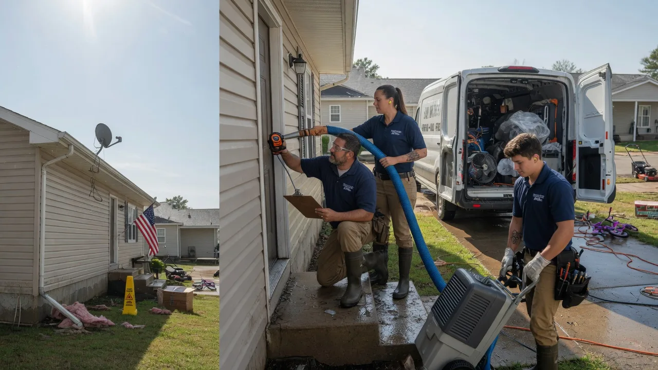 Ceiling Water Damage Restoration in Hilltop, WV near me